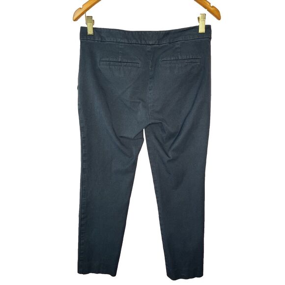 Ralph Lauren Exclusive Pants Navy Straight Chino Ankle Crop Career Size 4 - Picture 3 of 8
